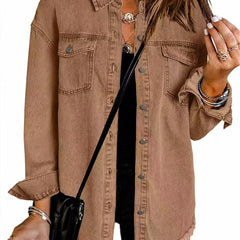 Winifred | Oversized Signature Jacket - Brown