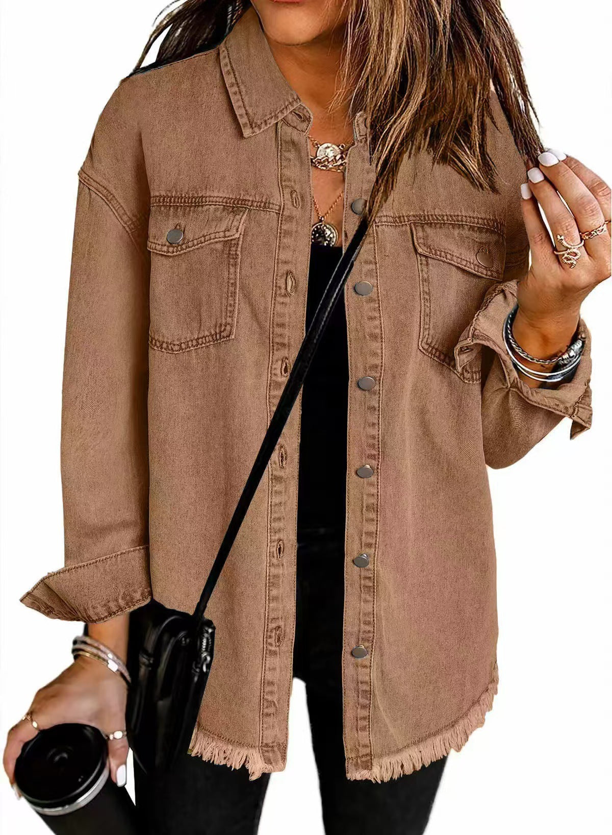 Winifred | Oversized Signature Jacket - Brown