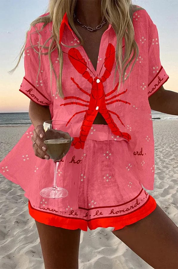 Vera | Cotton Shirt & Shorts Set