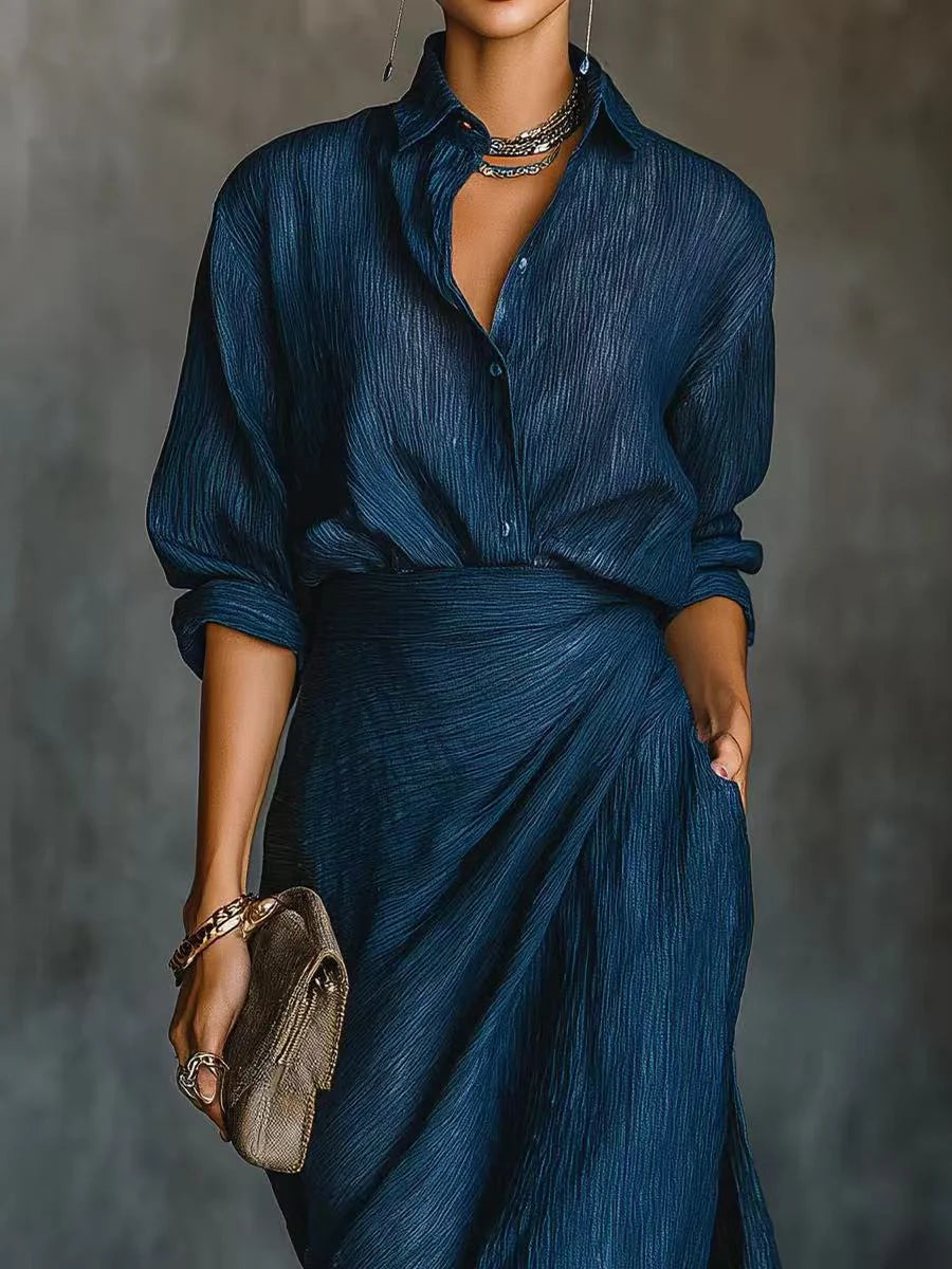 Eunice | Wrap-Front Maxi Dress