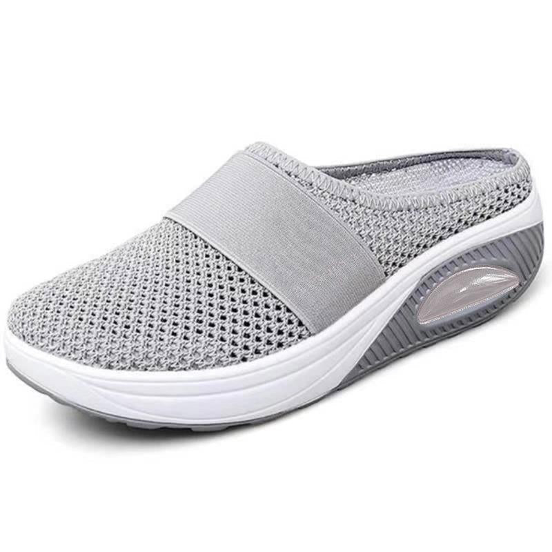 Elaine mules in Grey