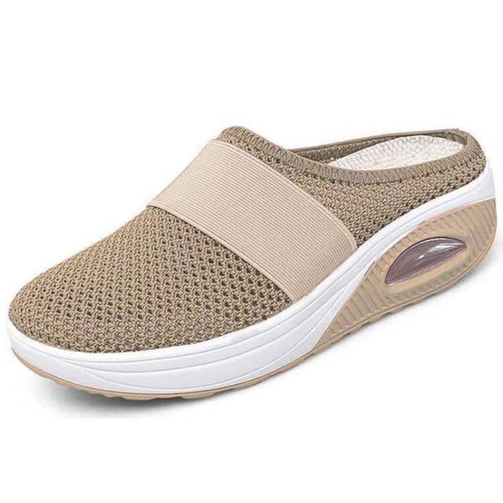 Elaine mules in Khaki