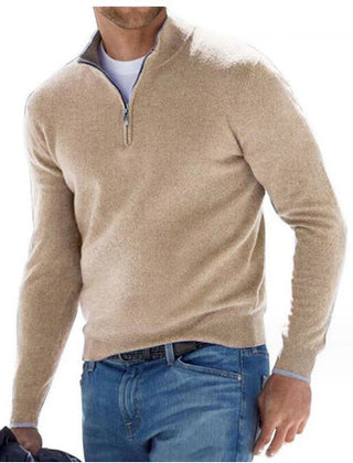 Perry Merino V-Neck Sweater Khaki