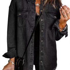 Winifred | Oversized Signature Jacket - Black