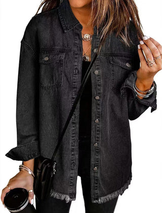 Winifred | Oversized Signature Jacket - Black