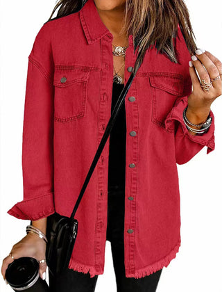 Winifred | Oversized Signature Jacket - Red