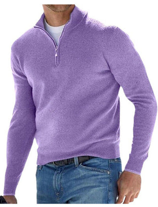 Perry Merino V-Neck Sweater Purple