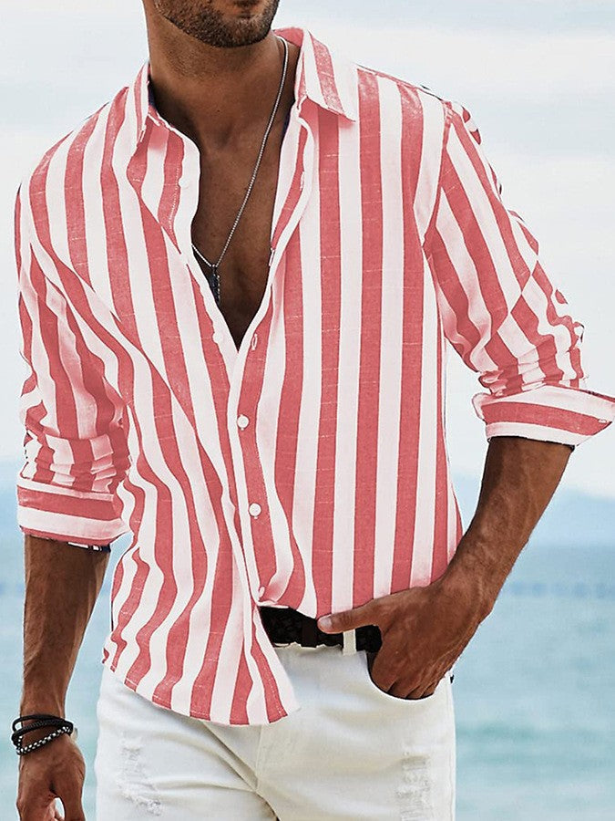 Aubrey | Riviera Stripe Shirt