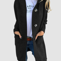 Eleanor Cosy Longline Hooded Cardigan