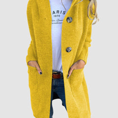 Eleanor Cosy Longline Hooded Cardigan