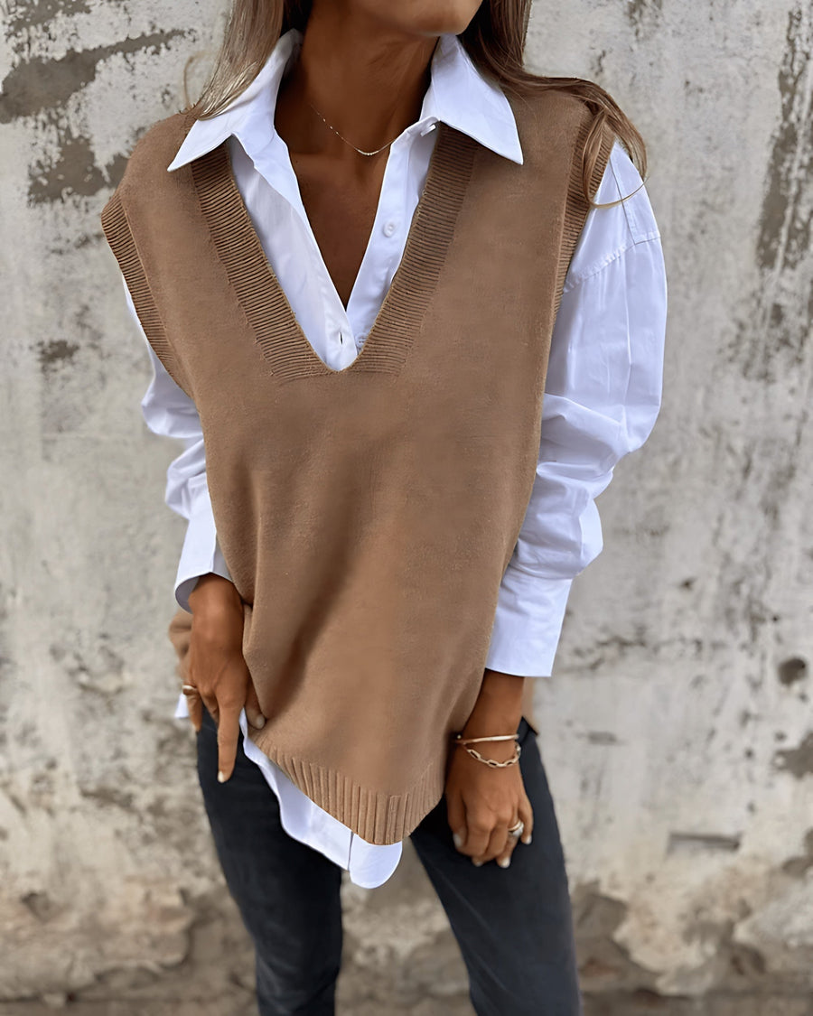 The Deep V Sweater Vest