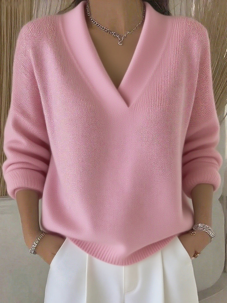 The Deep V Ribbed Knit