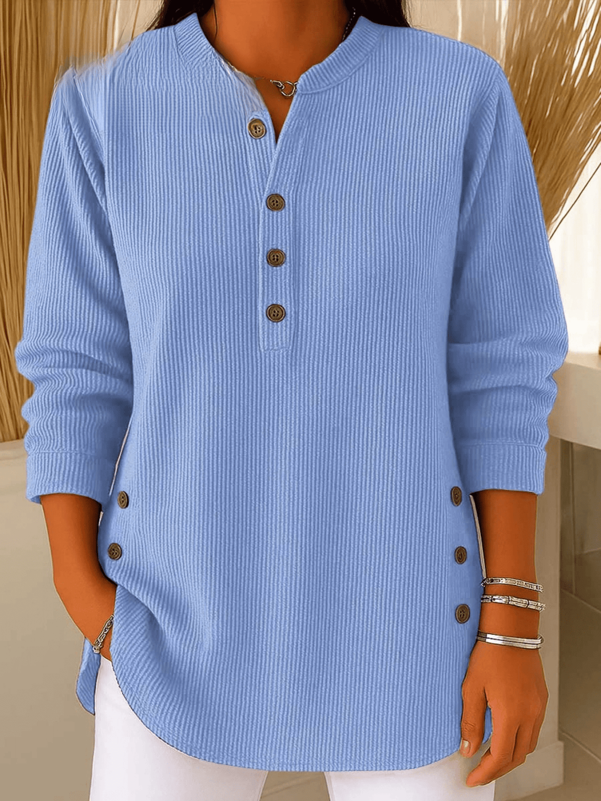 The Henley Ribbed Tunic