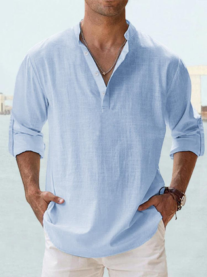 Leonard | Casual Linen Oversized Shirt