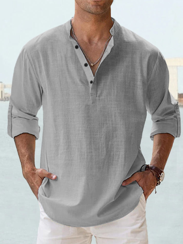 Leonard | Casual Linen Oversized Shirt