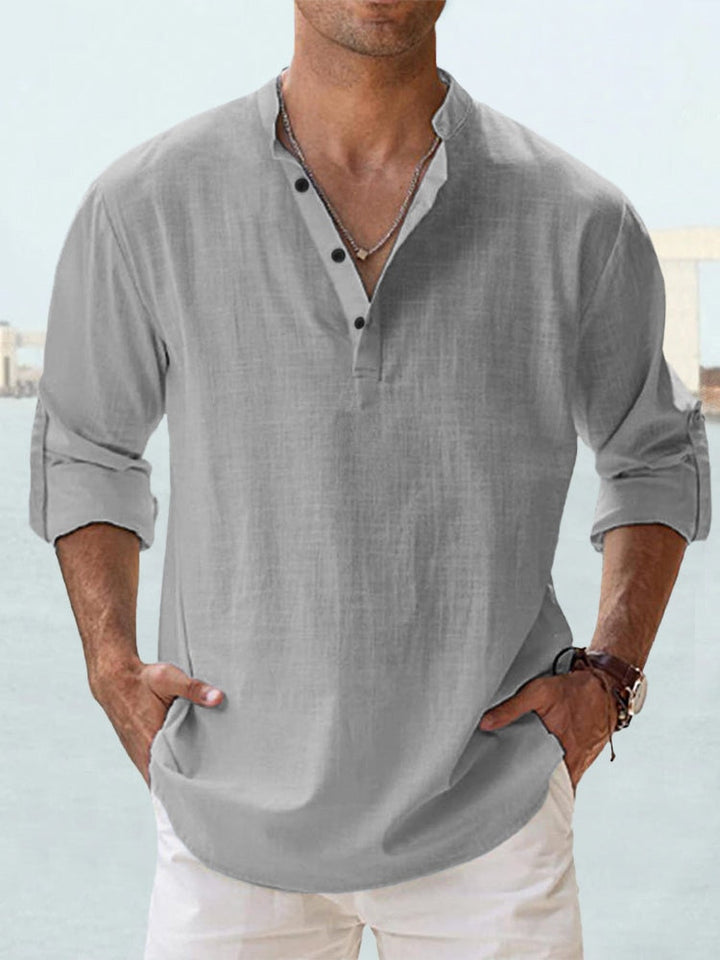 Leonard | Casual Linen Oversized Shirt