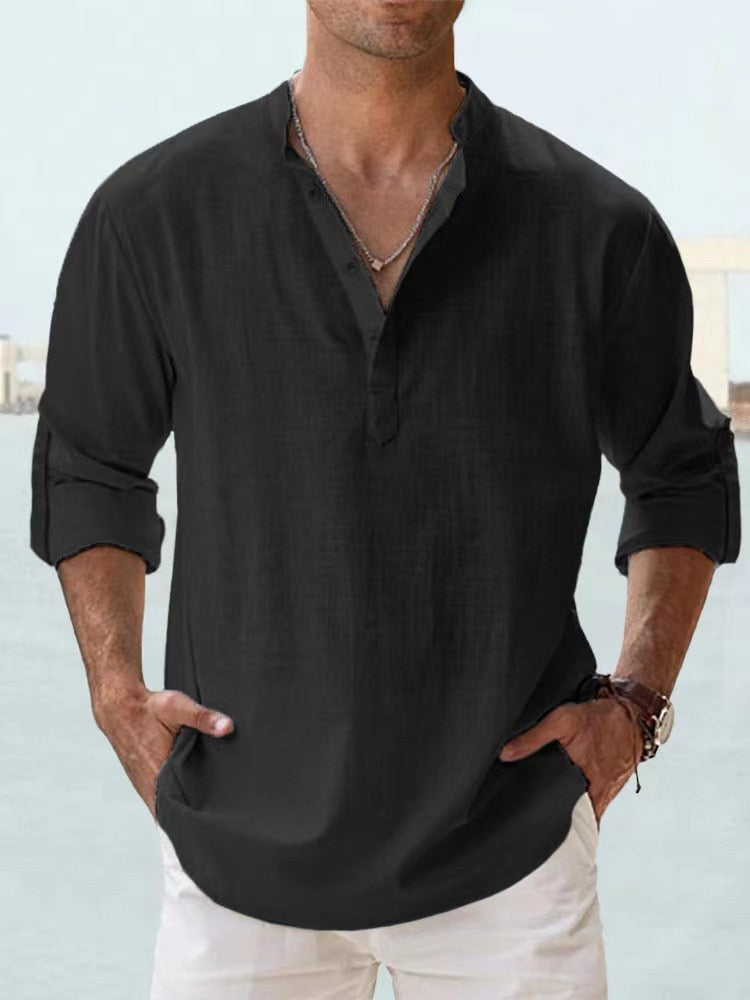 Leonard | Casual Linen Oversized Shirt