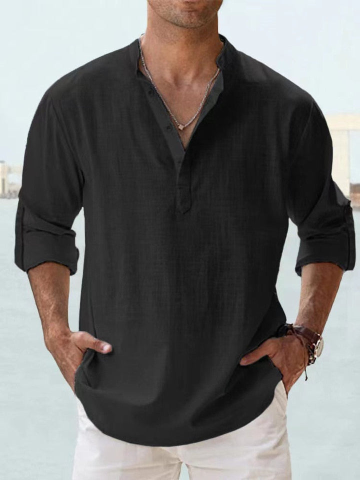 Leonard | Casual Linen Oversized Shirt
