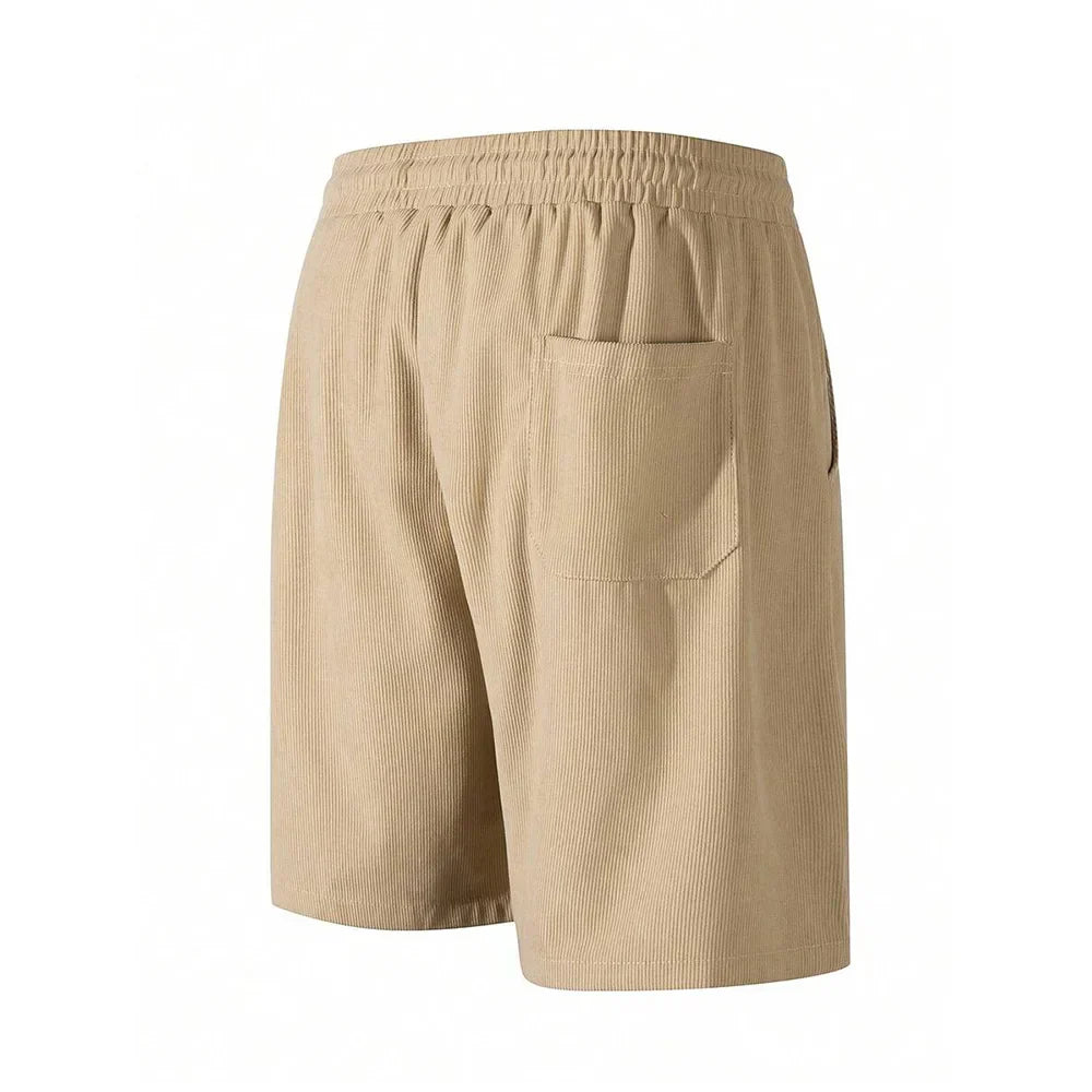 Frederick | Ribbed Casual Shorts