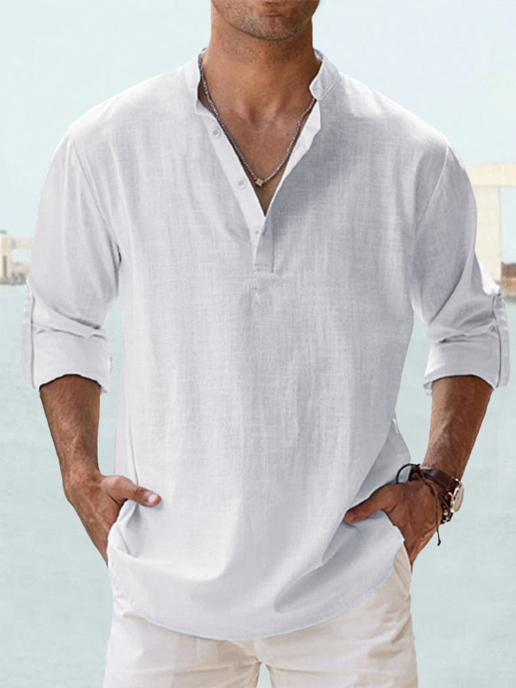 Leonard | Casual Linen Oversized Shirt