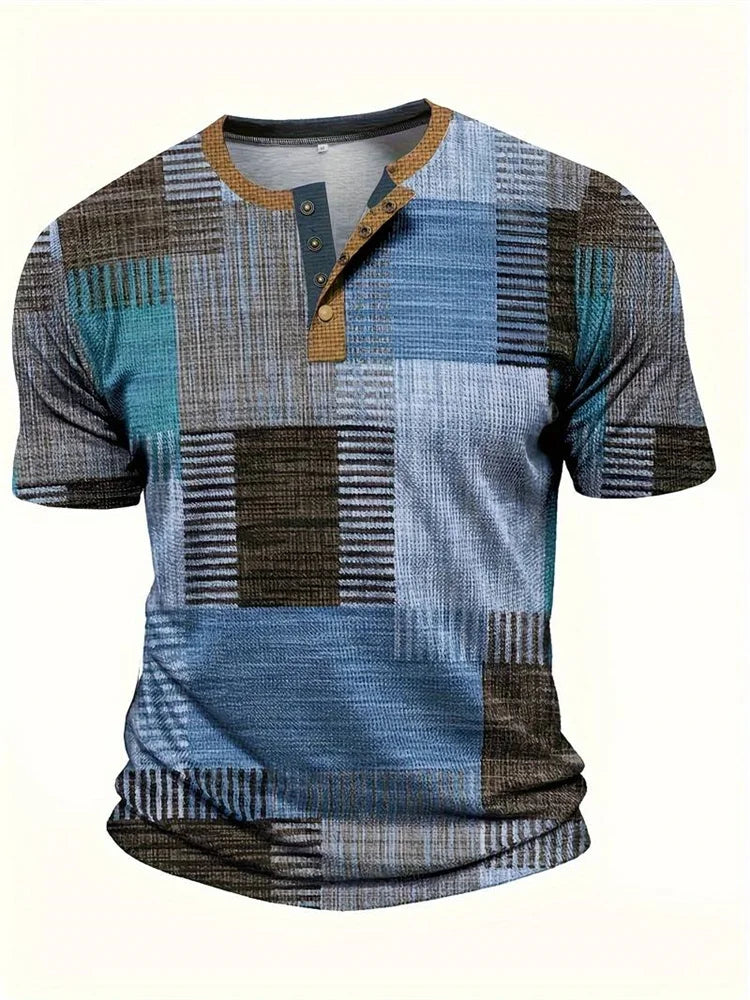 Fletcher | Patchwork Short-Sleeve Shirt