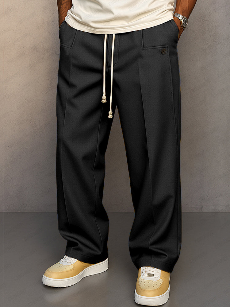 Arthur Relaxed Urban Trousers Black