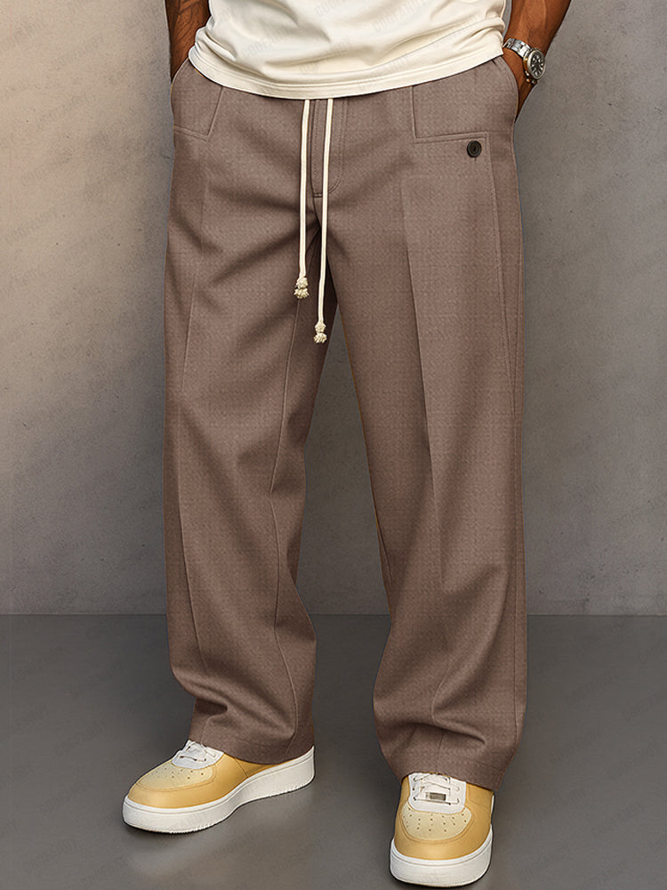 Arthur Relaxed Urban Trousers Light Brown