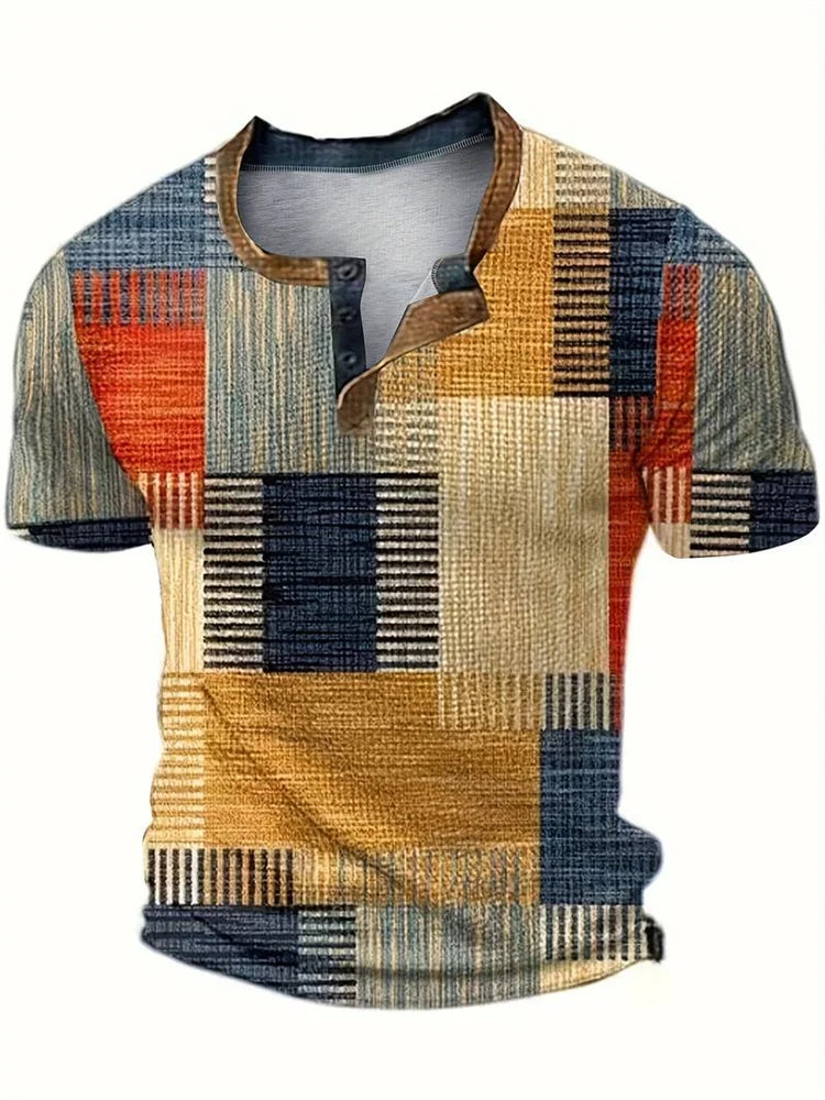 Fletcher | Patchwork Short-Sleeve Shirt
