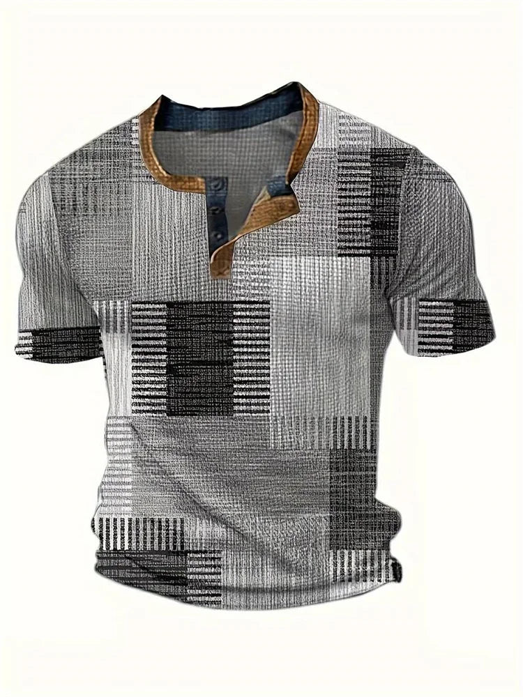 Fletcher | Patchwork Short-Sleeve Shirt