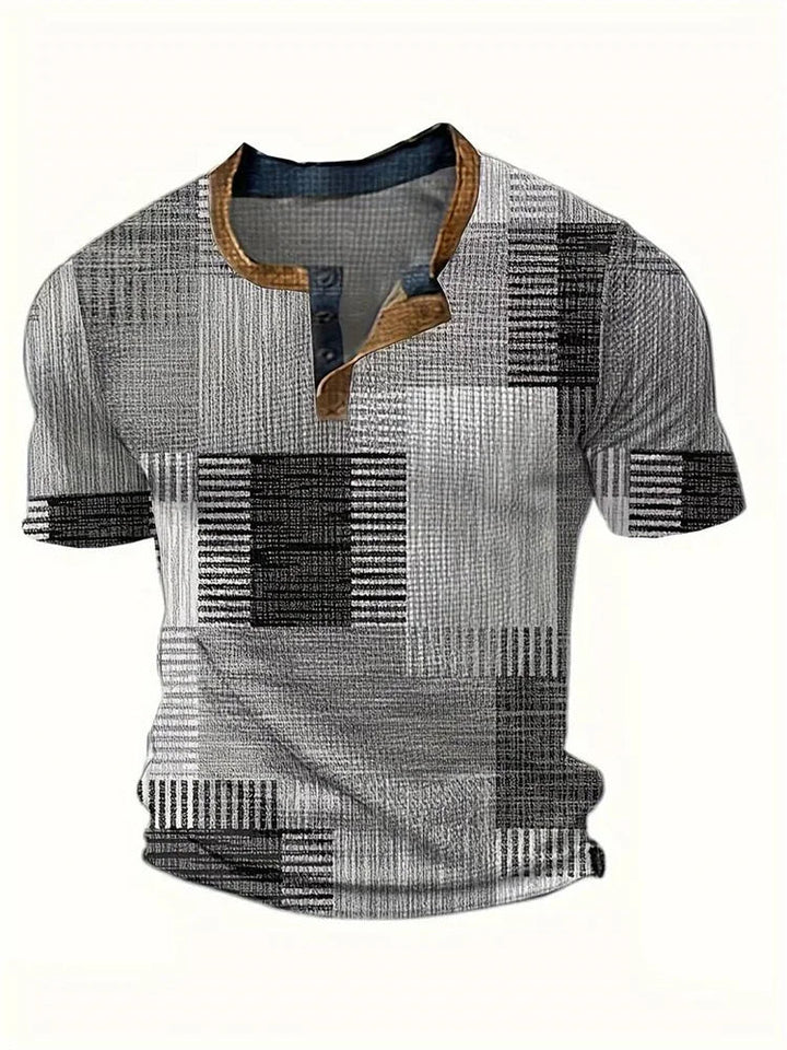 Fletcher | Patchwork Short-Sleeve Shirt