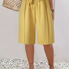 Harriet Elegant Comfort Shorts Yellow