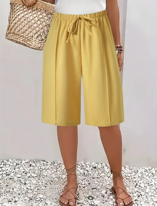 Harriet Elegant Comfort Shorts Yellow