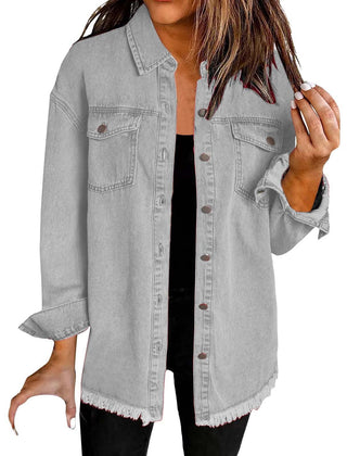 Winifred | Oversized Signature Jacket - Grey