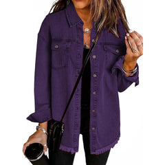 Winifred | Oversized Signature Jacket - Purple