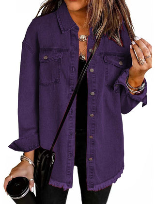 Winifred | Oversized Signature Jacket - Purple