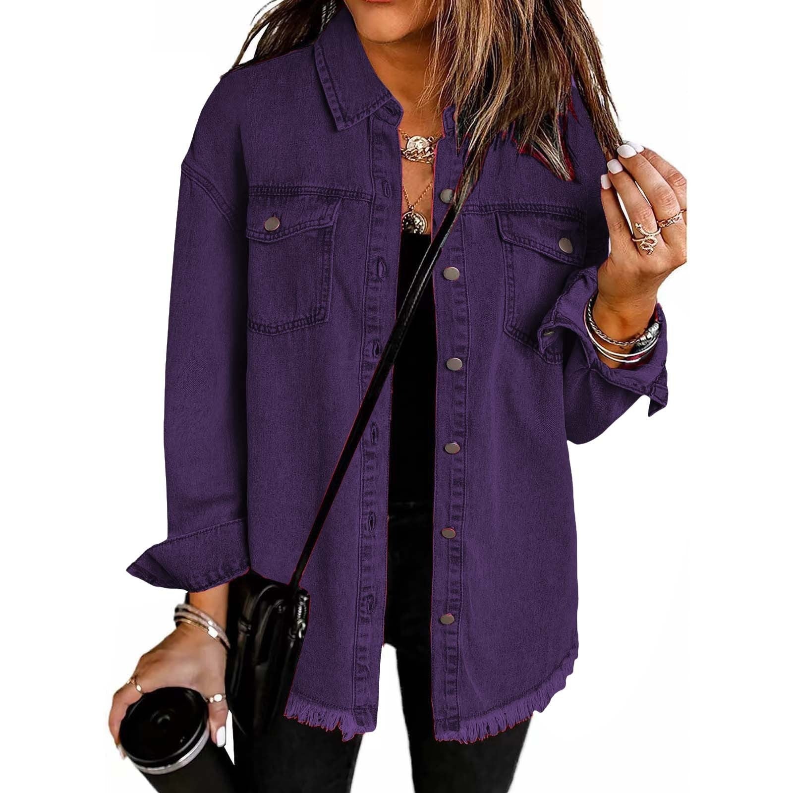 Winifred | Oversized Signature Jacket - Purple
