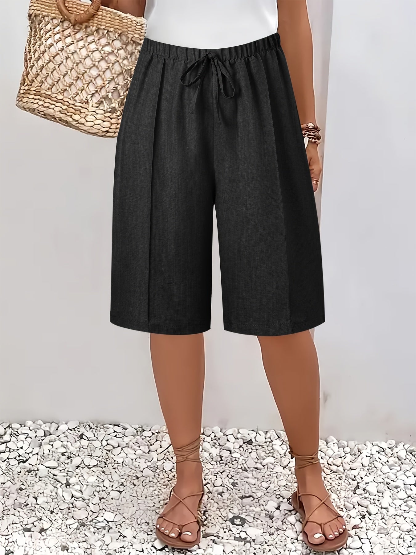 Harriet Elegant Comfort Shorts Black