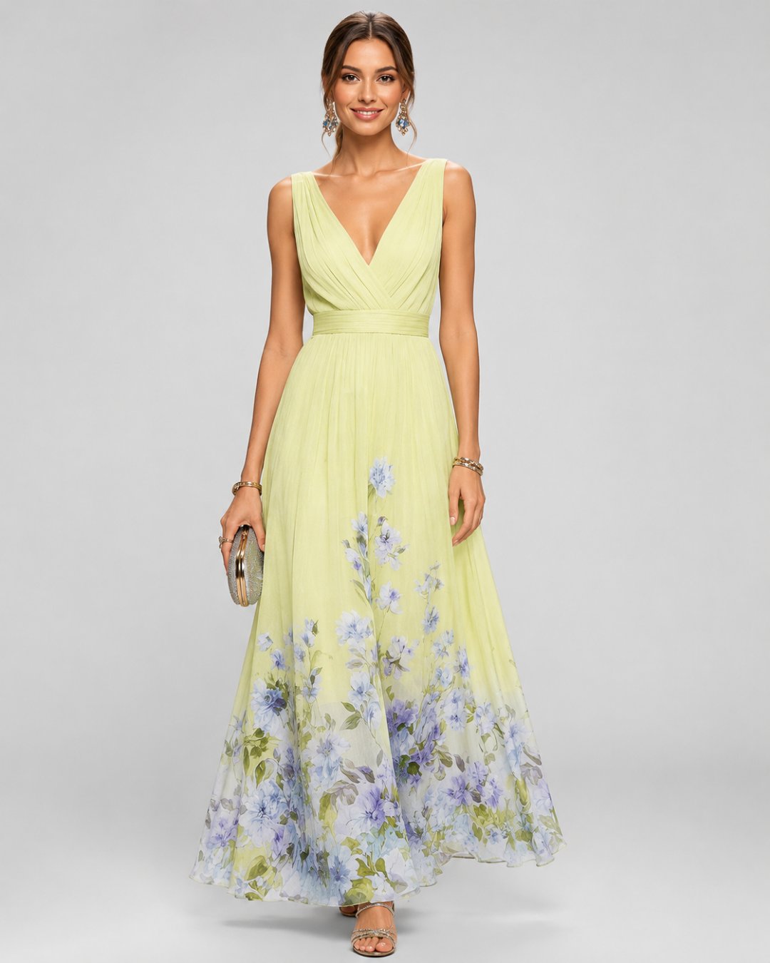 Lilian | Sleeveless A-Line Maxi Dress