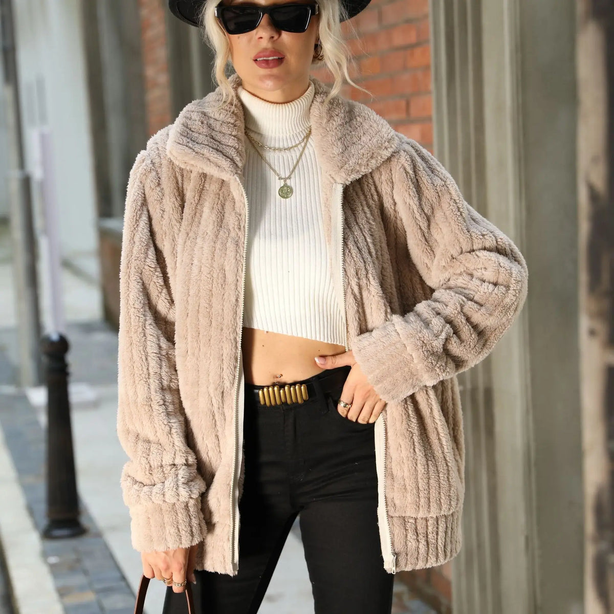 Women's Cosy Textured Jacket