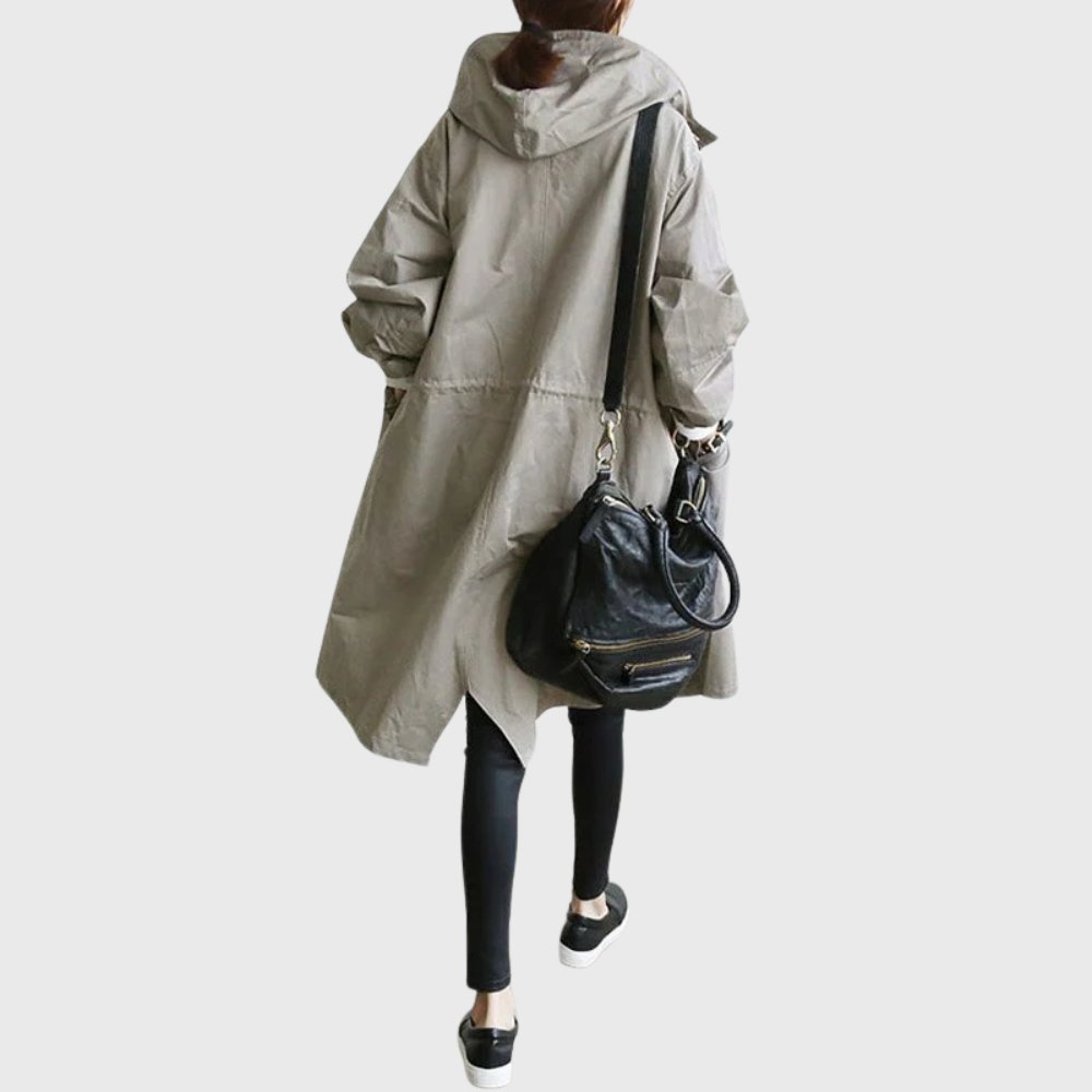 Women's Relaxed Long Trench Coat