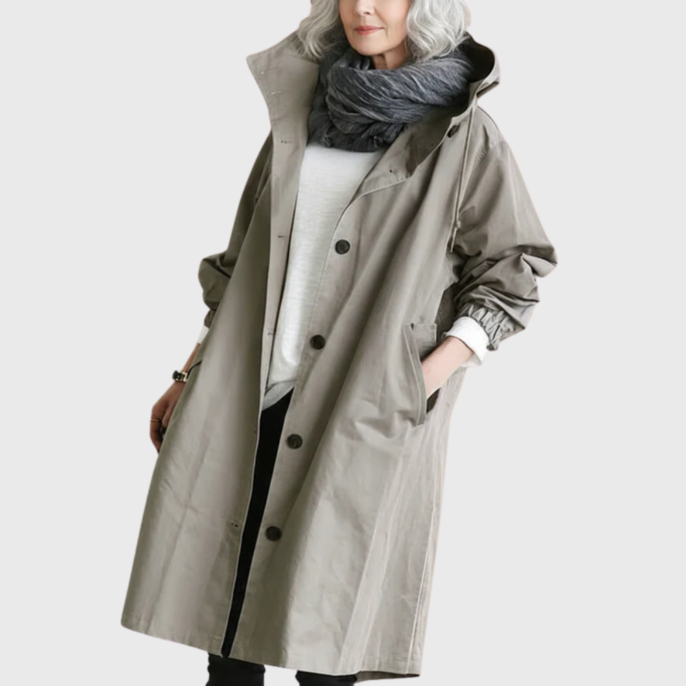 Women's Relaxed Long Trench Coat