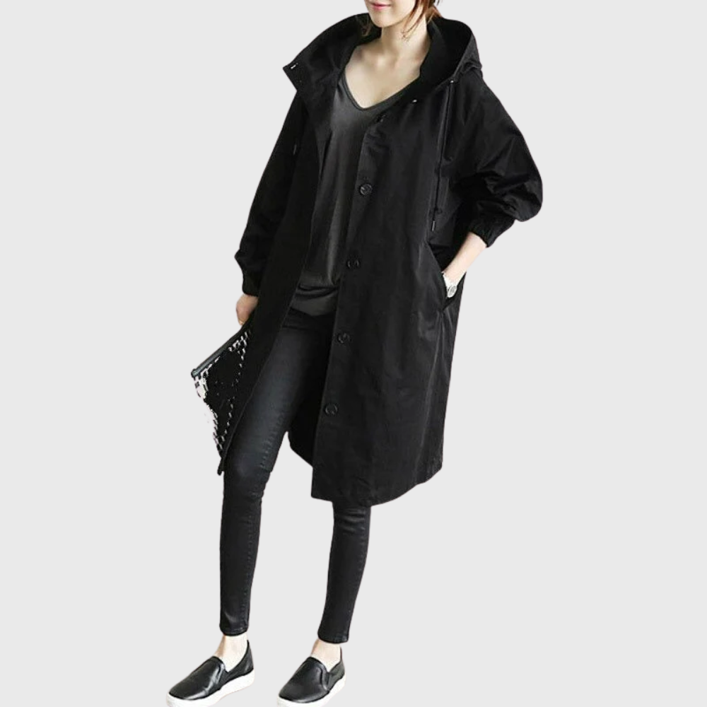 Women's Relaxed Long Trench Coat