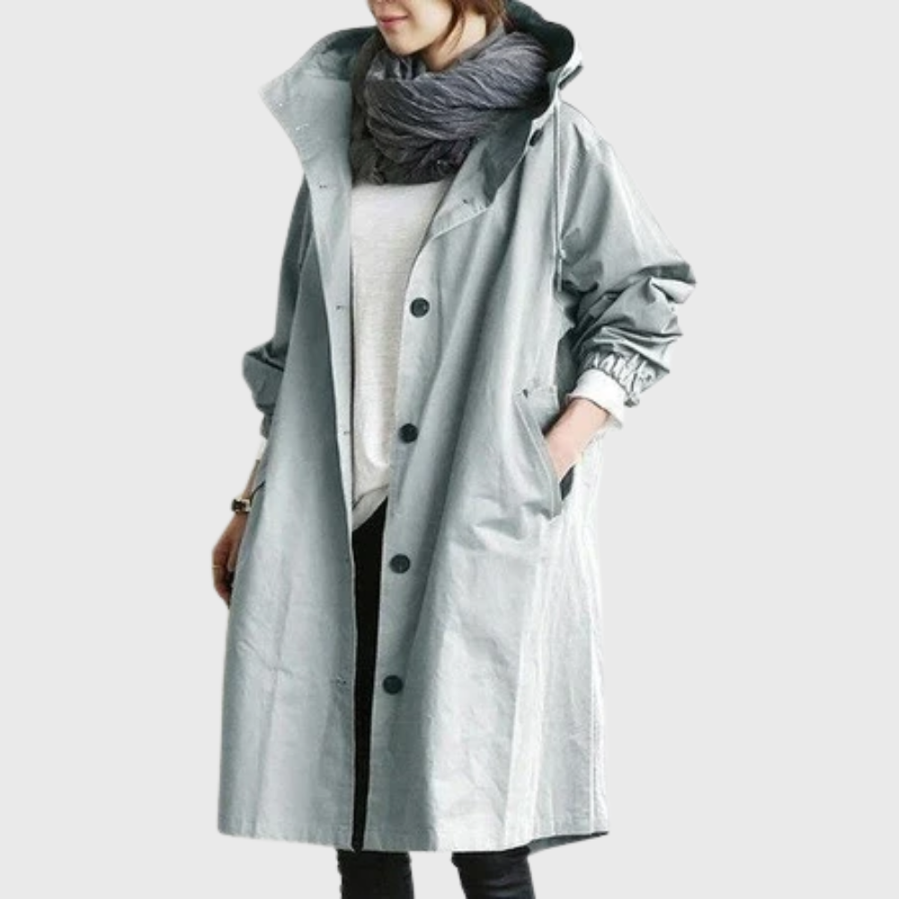 Women's Relaxed Long Trench Coat
