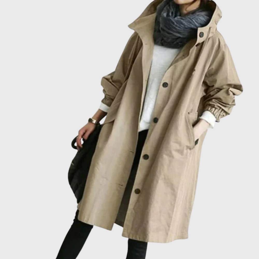 Women's Relaxed Long Trench Coat