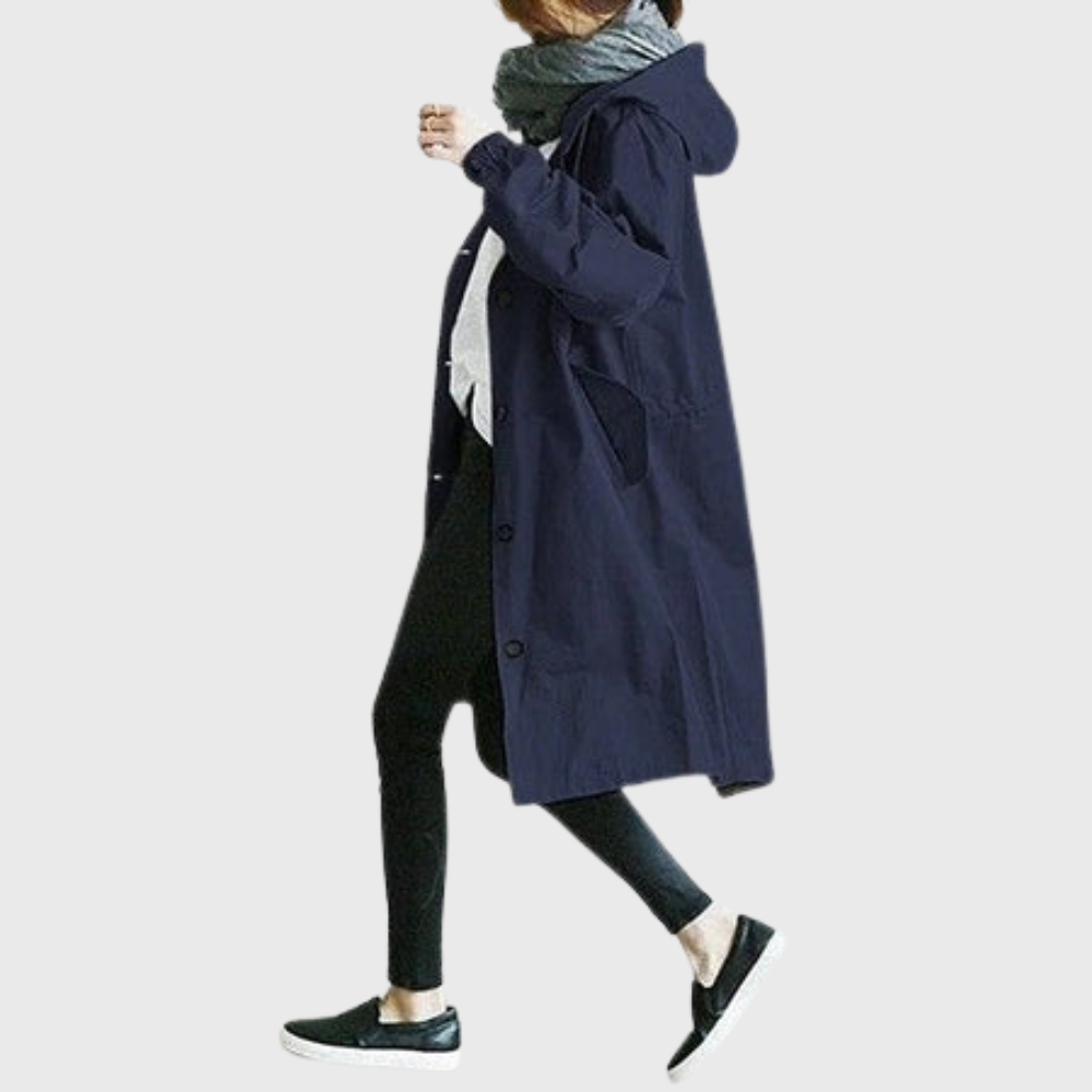 Women's Relaxed Long Trench Coat