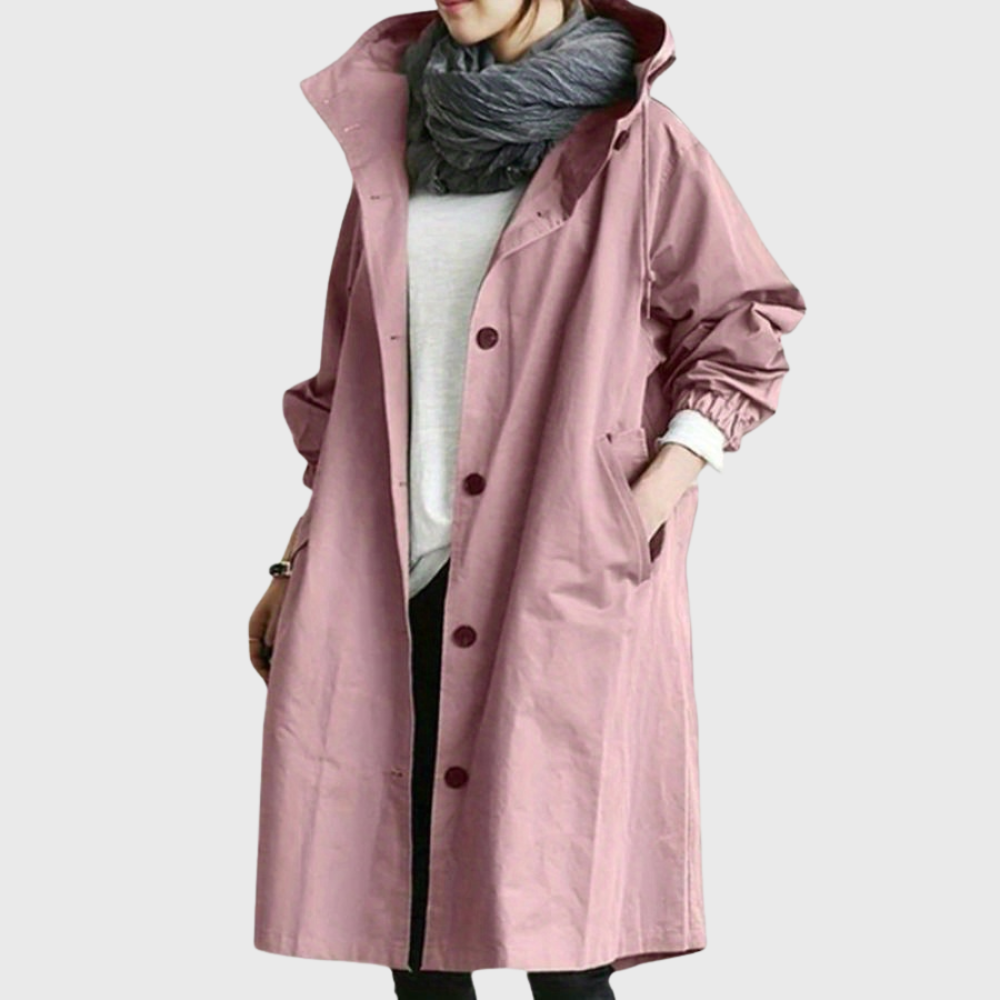 Women's Relaxed Long Trench Coat