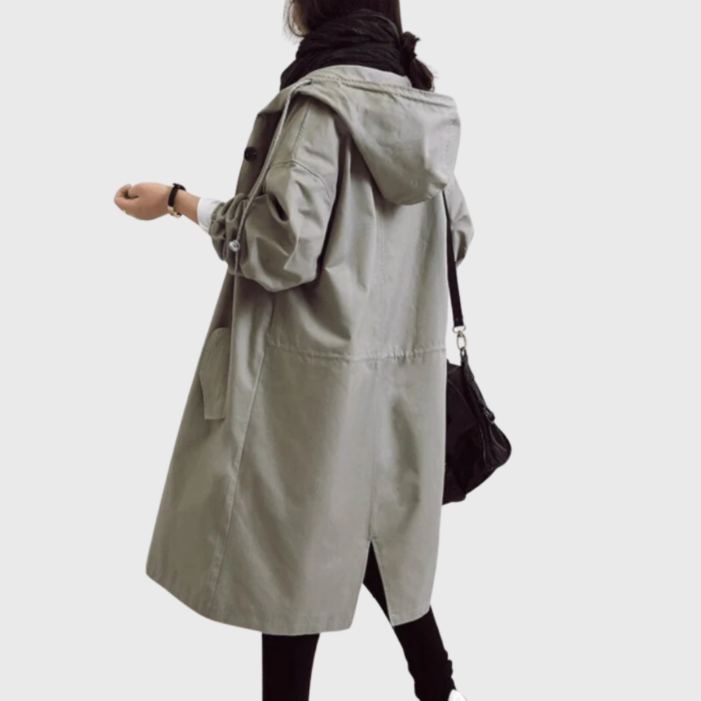 Women's Relaxed Long Trench Coat