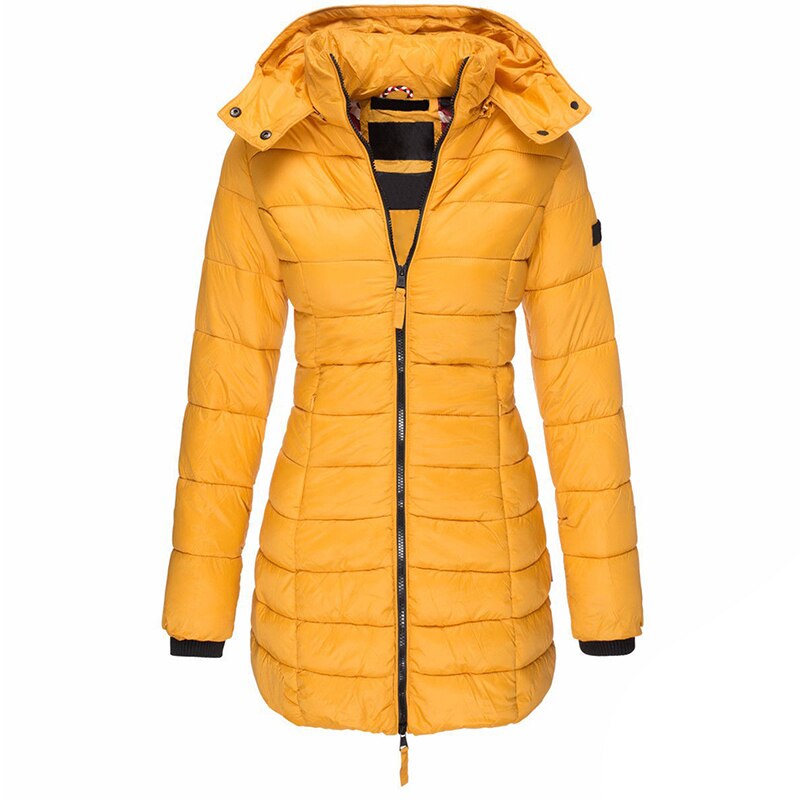 Women's Winter Puffer Coat with Hood