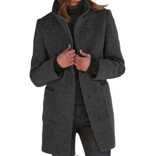 Classic Structured Coat with Flattering Silhouette