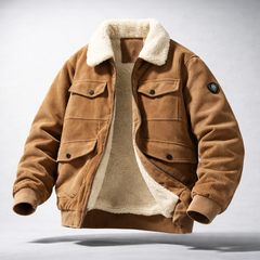Sebastian Sherpa-Lined Corduroy Jacket